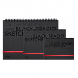 스파지오 블랙(속지) 스케치북   170g(30매) 크기선택
