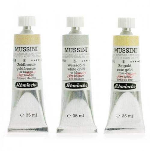 슈미케  mussini 최고급  유화 35ml [금속빛 칼라] 시리즈 5 색상선택