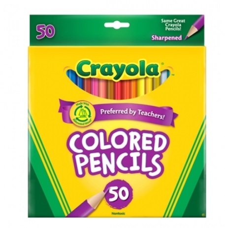 크레욜라 일반 색연필 50색