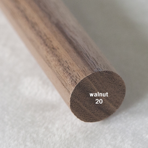 호두나무(월넛) 원형봉[길이610mm] 지름선택
