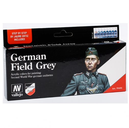 바예호  아크릴  Model  Color 17ml 8색 (German Field Grey Uniform) 70181