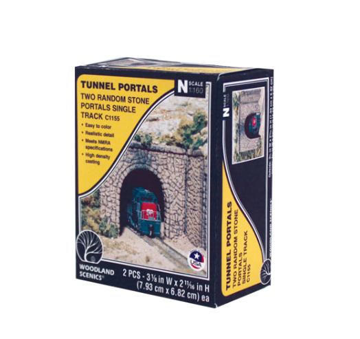 터널:돌(싱글) N scale(2개) C1155