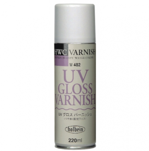 홀베인 UV 유광(gloss) 수채화용 스프레이 바니쉬 220ml